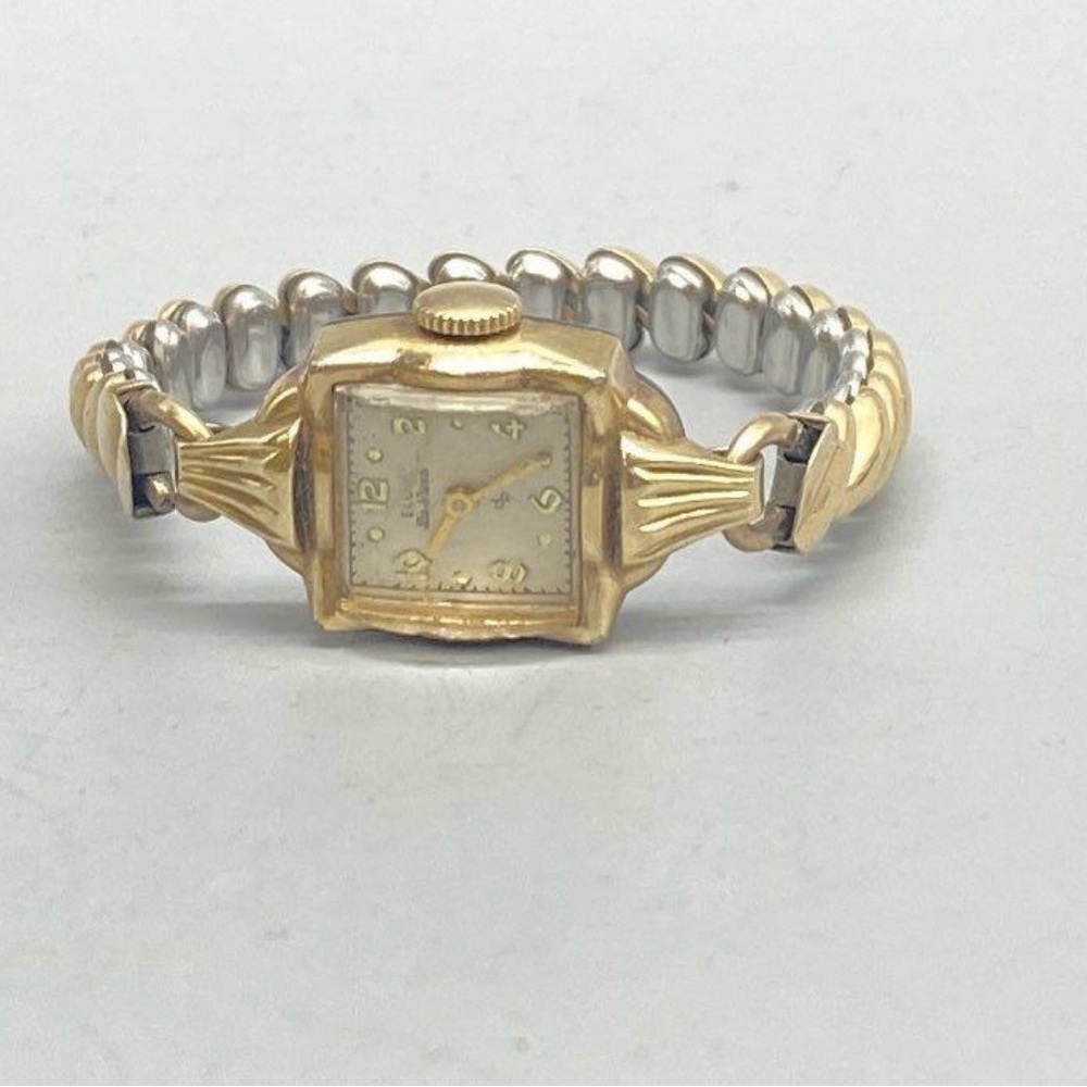 Elgin De Luxe 10K gold filled 17 Jewel Vintage Ladies Watch (for parts/repair)